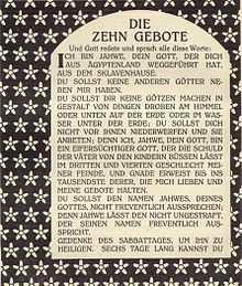 Die Zehn Gebote