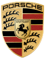Das klassische Wappen der Marke Porsche
