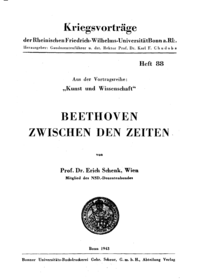 Broschüre des NSD-Dozentenbund-Mitglied Erich Schenk