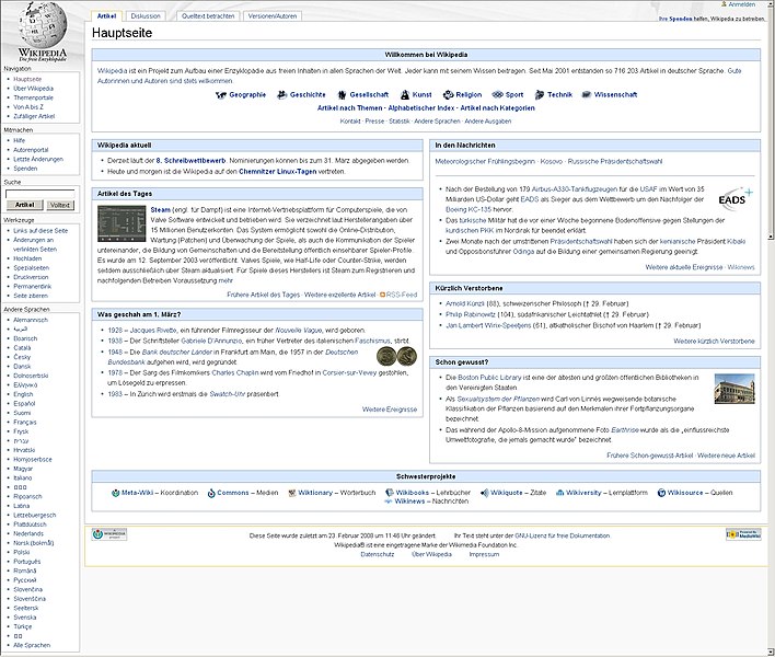 Datei:Hauptseite Wikipedia 1 Maerz 2008.jpg