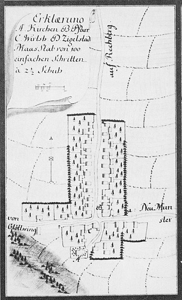 Datei:Ortsplan Landensberg 1750.jpg