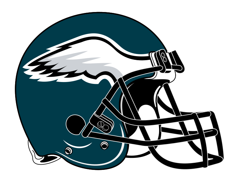 Datei:Philadelphia Eagles helmet rightface.svg