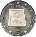 2-Euro-Gedenkmünze Ausrufung der Republik Malta 1974 (2015)