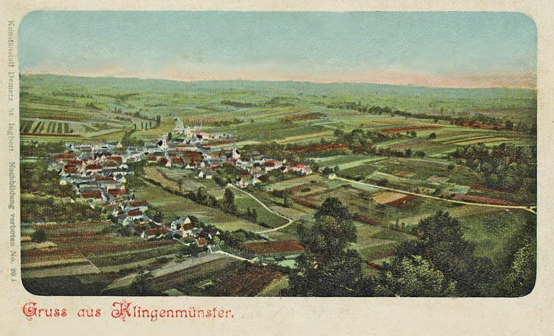 Datei:Klingenmünster 1900.jpg