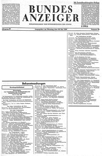 Datei:Bundesanzeiger 1968-05-28 Seite 1.pdf