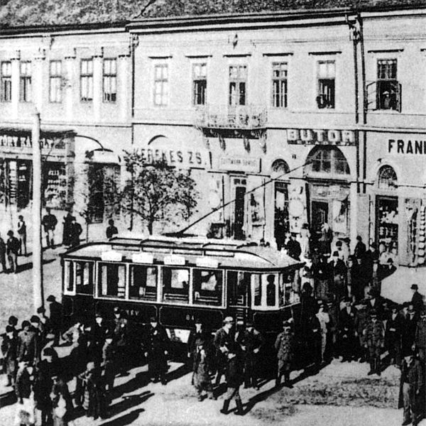 Datei:Straßenbahn Satu Mare 1900–1906.jpg
