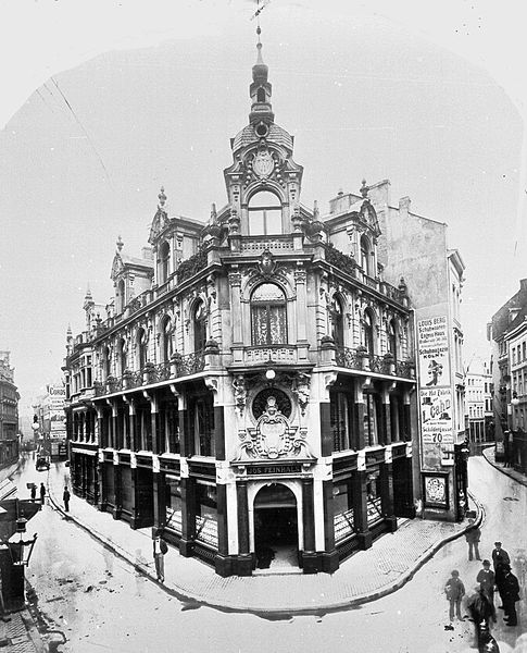 Datei:Köln - Schildergasse Ecke Hohe Straße 63 Feinhals 1890 Rhein Bildarchiv.jpg