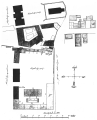 Plan der Schlösser in Bonfeld Ende des 19. Jh.