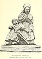 „Mutter und Kind“ in der Kathedrale von Guingamp, Bretagne – Tonmodell von Randolph Caldecott 1874