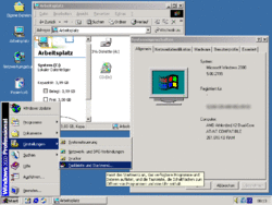 Bildschirmausdruck von Windows 2000 Professional