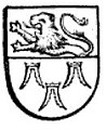 Wappen von Bernhardus und Johannes van den Husen (1346)[5]
