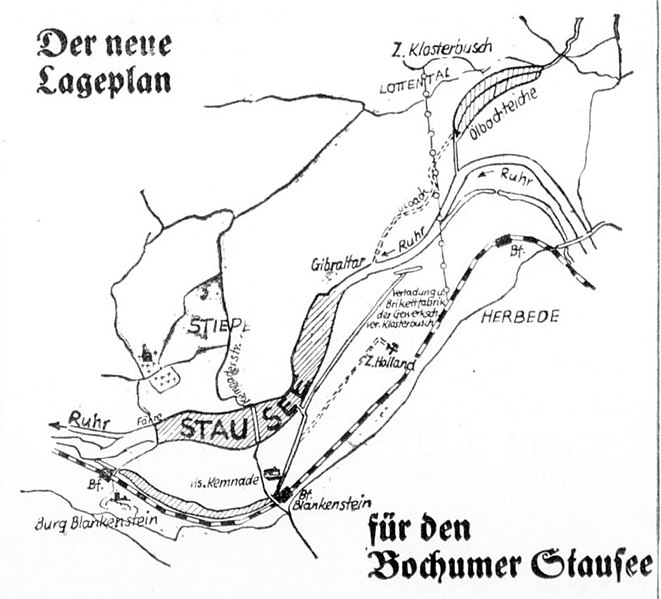 Datei:1933 12 09 BA - Planung Bochumer Stausee (Kemnader See).jpg