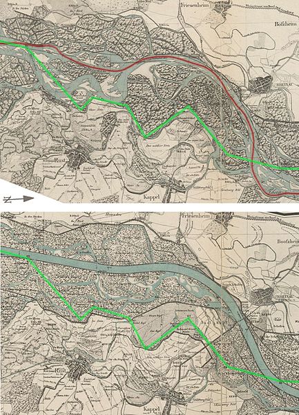 Datei:Banngrenze und Hoheitsgrenze gemeindefreies Gebiet Rheinau.jpg