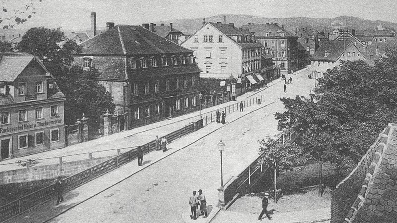 Datei:Schulstraße Bayreuth um 1907.JPG