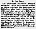 Zeitungsmeldung zu Enrico Ferri