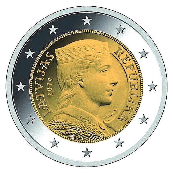 Datei:Lettland 2 Euro.jpg