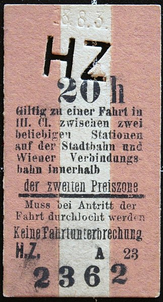 Datei:Stadtbahn Wien Fahrkarte 1903.JPG