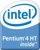 Altes Logo des Intel Pentium 4 mit Hyper-Threading