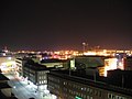 Kiel bei Nacht aus dem Hotel Astor
