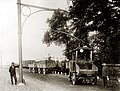 Der Güterzug am Bahnhof Langenfeld