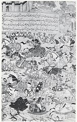 Tīmūr-nāma: Schlacht von Sarnal. Banwari Khurd.