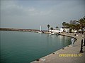 Hafen der antiken Stadt Side in der Türkei