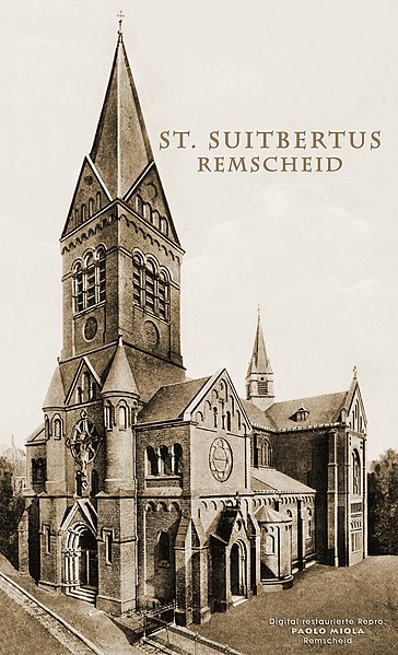 Datei:St. Suitbertus in Remscheid, Repro PAOLO MIOLA, Remscheid.jpg