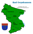 Ortsteile der Stadt Bad Oeynhausen - Übersicht