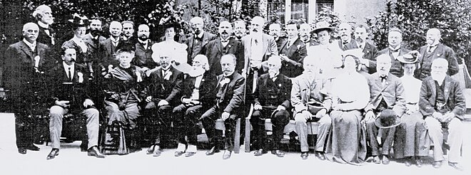 Bild vom Weltfriedenskongress in München 1907 - Quelle: Wikimedia