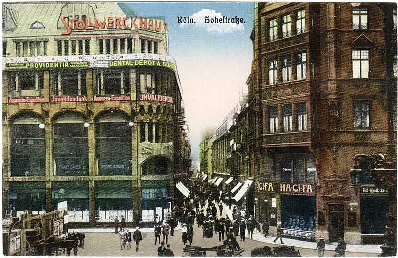 Datei:Köln - Hohe Straße Stollwerck-Haus 1910.jpg