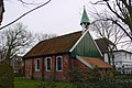 Spiekerooger Kirche mit einem Driftdach