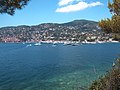 Meeresbucht vor Villefranche von Cap Ferrat aus fotografiert.