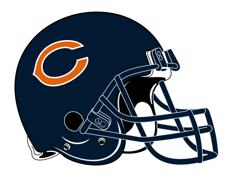 Datei:Chicago Bears helmet rightface.svg