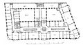 Grundriss des Kontorhauses Dovenhof von 1884/1885