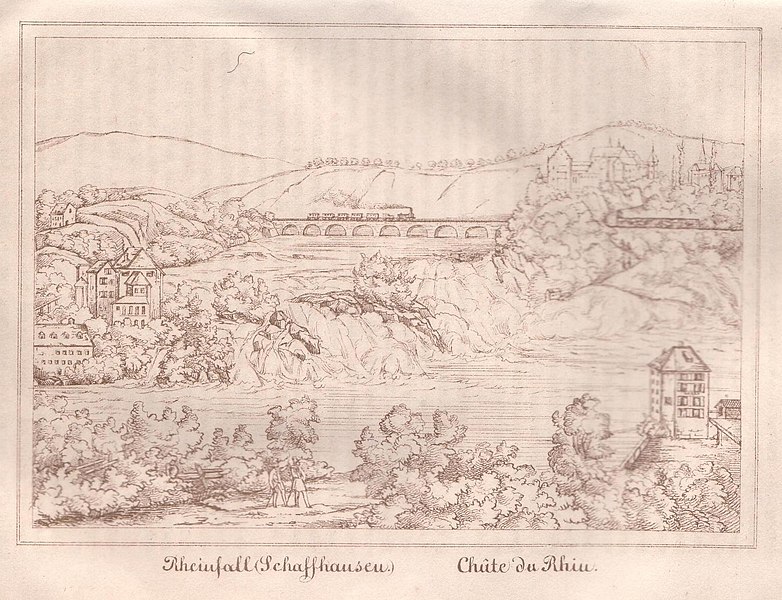 Datei:Schweiz 1863 Rheinfall.JPG