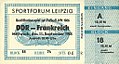 Eintrittskarte DDR – Frankreich 1985