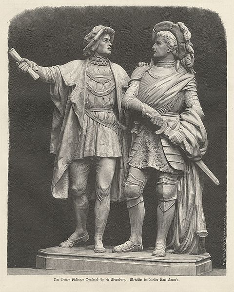 Datei:Hutten-Sickingen-Denkmal Entwurf 1886.jpg