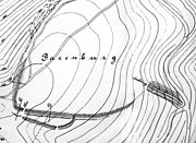 Lageplan von Carl Schuchhardt um 1910