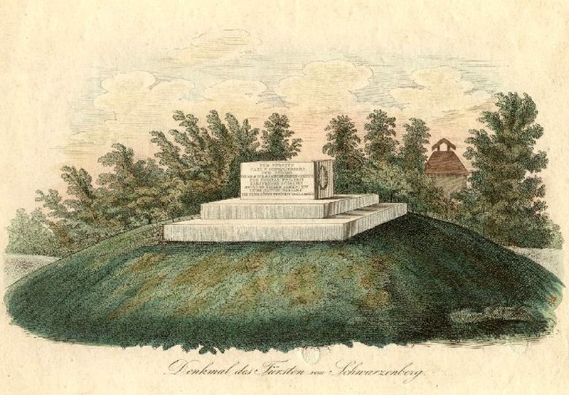 Datei:Schwarzenberg-Denkmal 1840.jpg