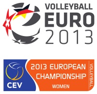 Logo der Volleyball-Europameisterschaft der Frauen 2013