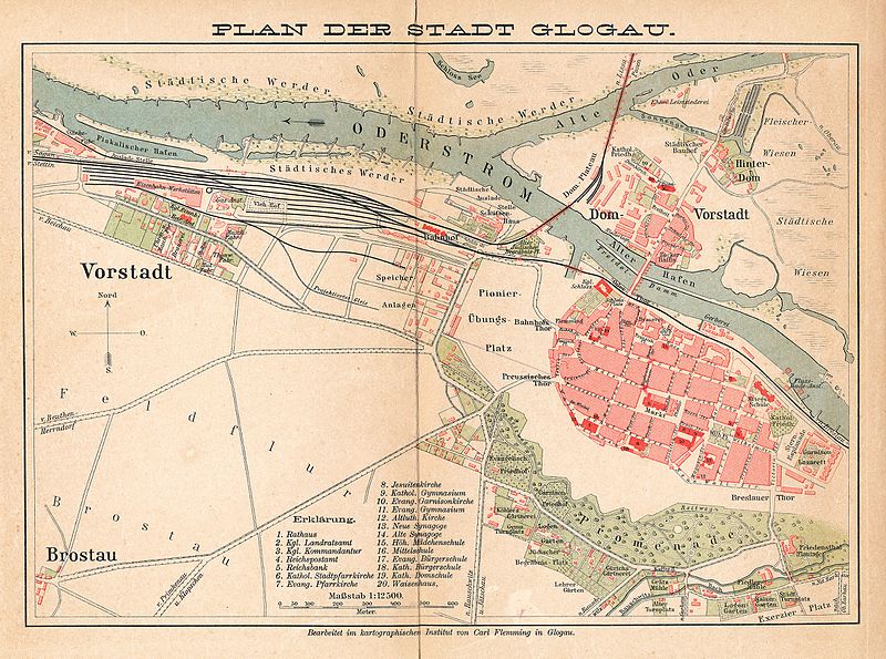 Datei:Plan der Stadt Glogau (ca. 1892).jpg