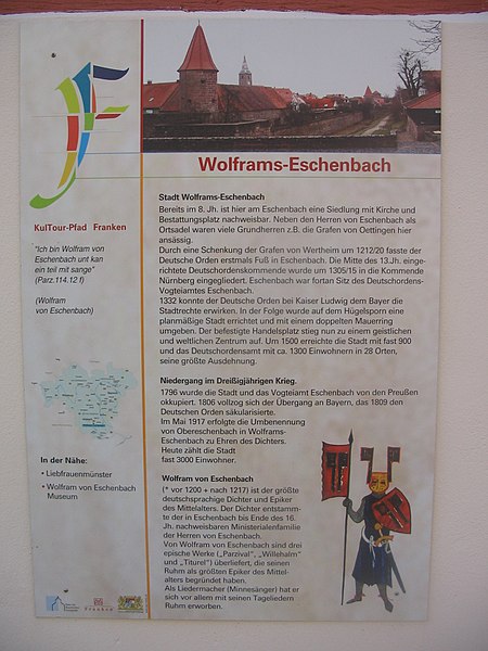 Datei:Wolframs-Eschenbach Texttafel.jpg