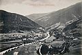 Die Innbrücke der Arlbergbahn in Landeck, in ihrer Erstausführung (vor 1904)