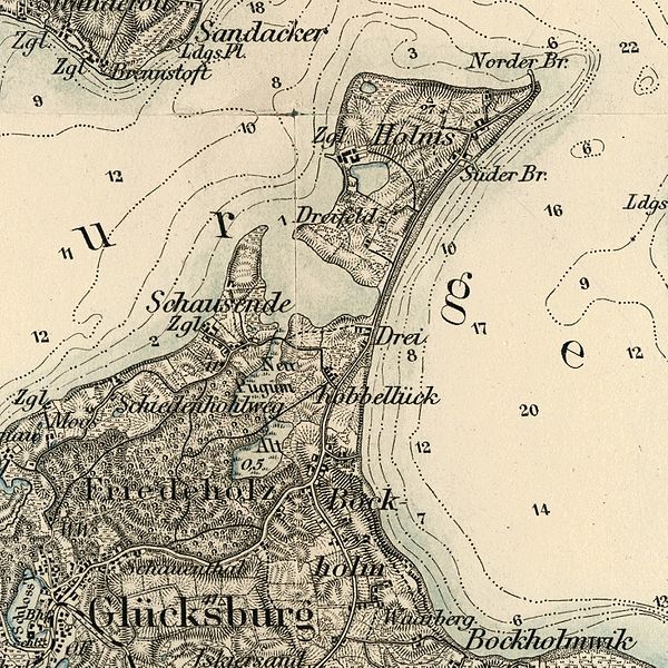 Datei:Karte des Deutschen Reiches von 1893, Flensburg,5820023c Holnis (Ausschnitt).jpg