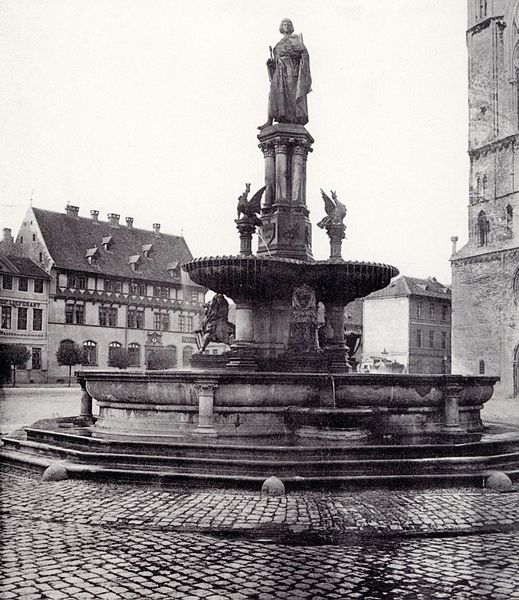 Datei:Heinrichsbrunnen (Braunschweig) im Jahr 1889.jpg