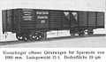 offener Güterwagen, Schmalspur