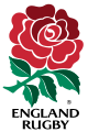 Logo der Rugby Football Union und der Englischen Rugby-Union-Nationalmannschaft