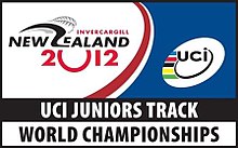 Logo der UCI-Bahn-Weltmeisterschaften der Junioren 2012
