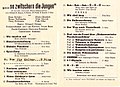 1.Programm des Kabaretts "Wiener Werkel" 1950