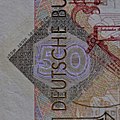 Kinegramm auf einer 50-DM-Banknote BBk IIIa